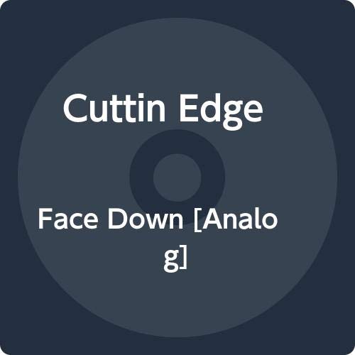 Album cover for “Cuttin’ Edge - Face Down” featuring figures and a guillotine.