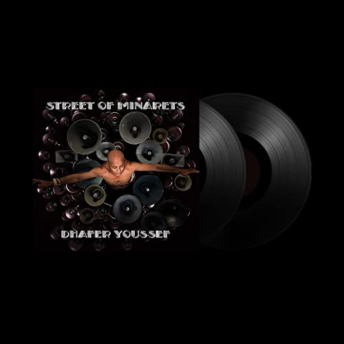 Vinyl record of Dhafer Youssef’s “Street of Minarets” with album art.
