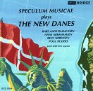 "CD cover featuring the Statue of Liberty holding a Danish flag against a world map."