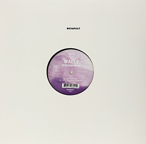 Vinyl record with purple label and barcode on a white background.