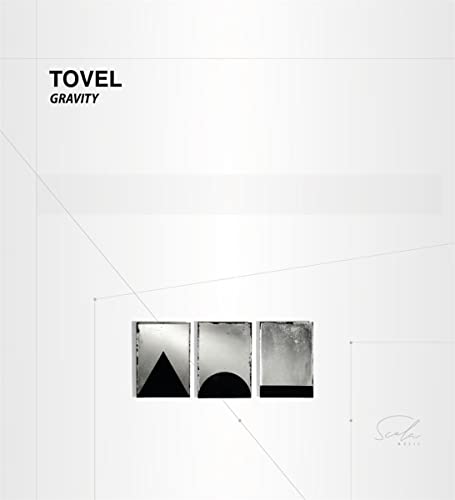 Album cover for "Tovel: Gravity" by Bertrand Chamayou, abstract geometric design.