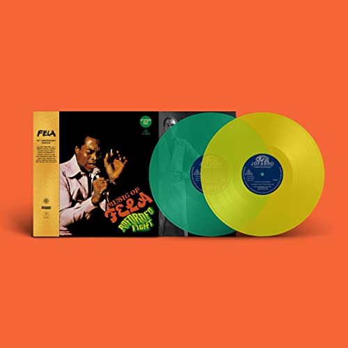 Fela Kuti’s “Roforofo Fight” 50th Anniversary Edition vinyl record set.