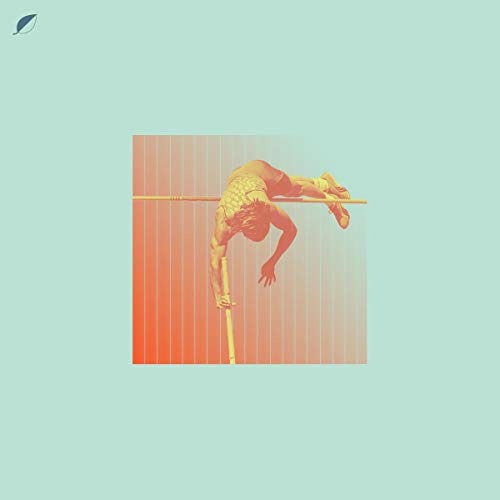 CD cover: orange-toned illustration of a pole vaulter in mid-air.