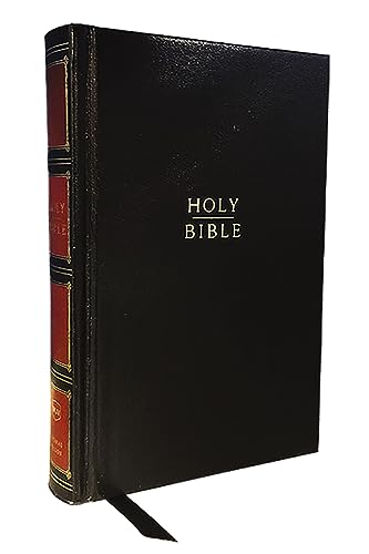 NKJV, Compact Center-Column Reference Bible, Hardcover, Red Letter, Comfort Print: New King James Version, Black, Hardcover, Compact Center-Column Reference, Red Letter, Comfort Print