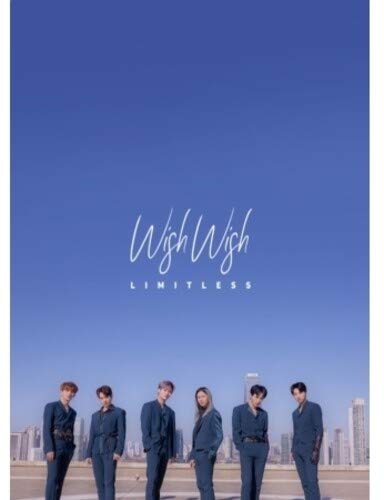 CD cover for Limitless’ “Wish Wish” featuring six people in blue tones.