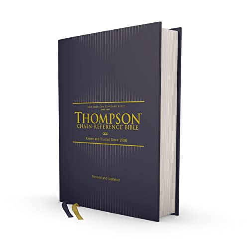 NASB, Thompson Chain-Reference Bible, Hardcover, 1995 Text, Red Letter, Comfort Print: New American Standard, Thompson Chain-Reference, Red Letter, Comfort Print