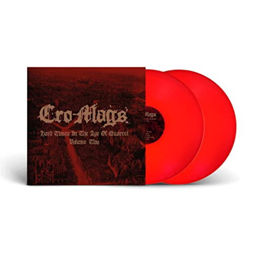 Cro-Mags vinyl record: red cover and two red vinyl discs.
