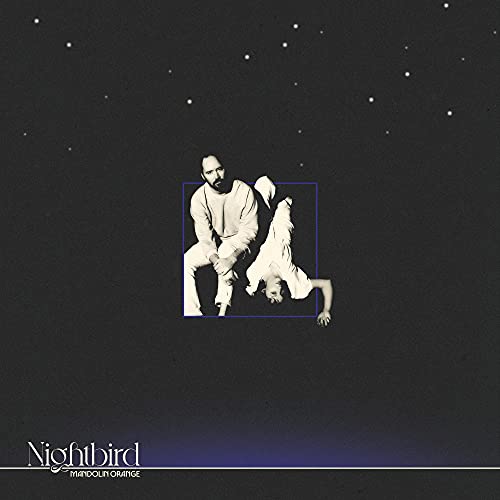 CD cover: two people in a blue square on a dark, starry background.