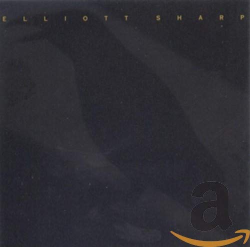 Dark album cover for Elliott Sharp’s “Figure Ground” CD with gold lettering.
