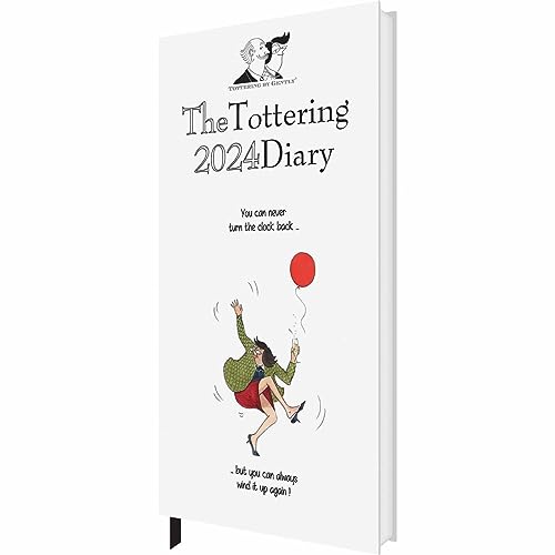 CAROUSEL CALENDARS Tottering By Gently Slim Diary 2024