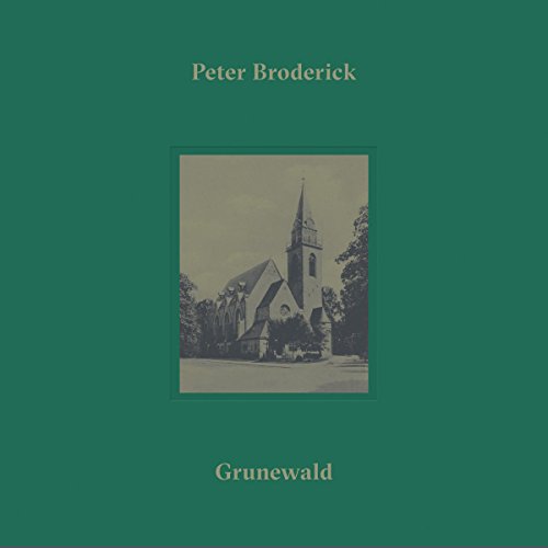 CD cover for Peter Broderick’s “Grunewald” featuring a historic church image.
