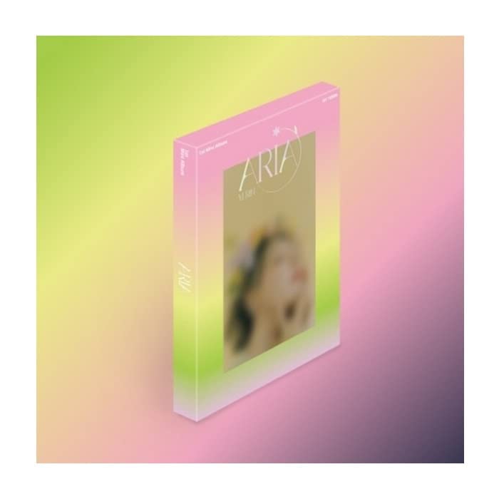 Yerin's "ARIA" CD case with a blurred portrait on the cover.