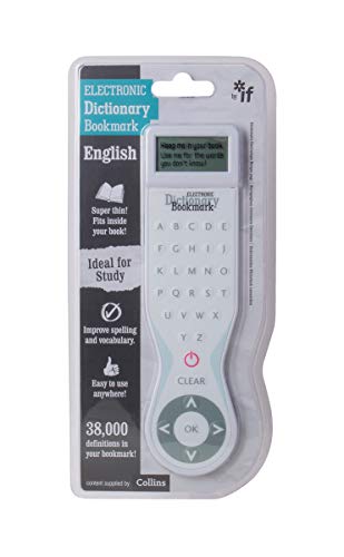 If Electronic Dictionary Bookmark Single Language Definitions - English, White