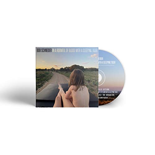 CD case and disc for Bob Schneider’s “In a Roomful of Blood.”