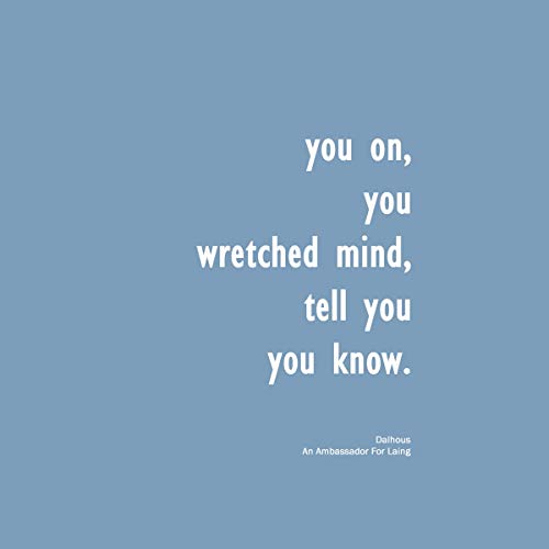 CD cover with blue background and white text quote.