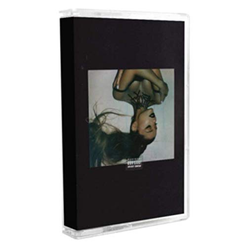 Ariana Grande album cover, "thank u, next" vinyl record, portrait orientation.
