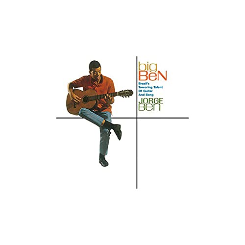 Album cover for Jorge Ben’s “Samba Esquema Novo” featuring a guitarist.