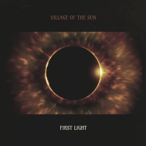 Album cover: a dark eye with a solar eclipse effect.