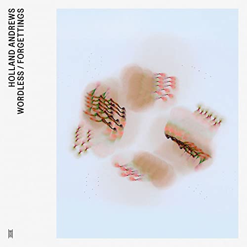 Vinyl record cover: abstract pink and brown floral shapes on white.