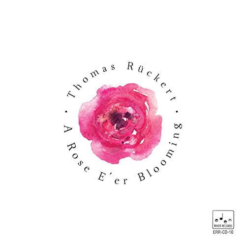 "CD cover with a pink watercolor rose and black text on a white background."