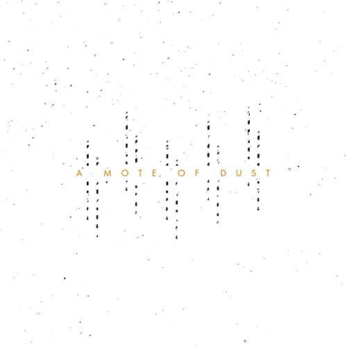 A white album cover with black dots and the title "A Mote of Dust II" in yellow.