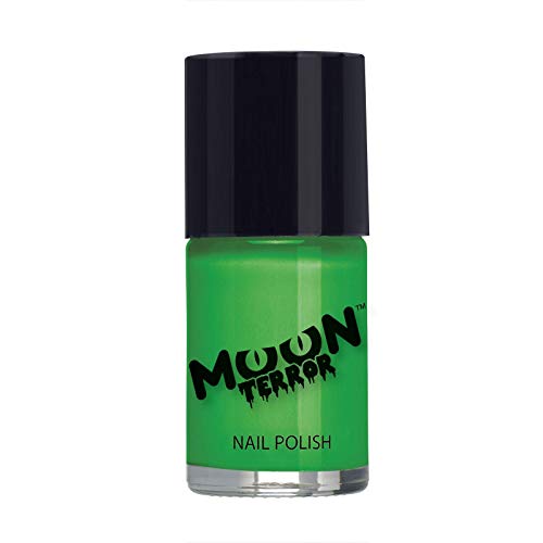 Moon Terror - Halloween Nail Polish - 14ml - For spooky halloween nails. Perfect for vampire, ghost, skeleton, witch, pumpkin, monster etc - Zombie Green