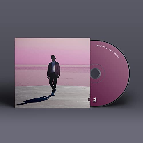 CD case and disc for Ben Wendel’s “All One” album, pink and purple.