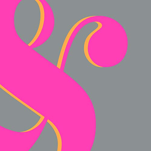 CD cover with abstract pink and orange swirls on gray background.