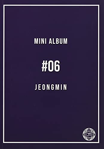 Dark purple Jeongmin #06 mini album CD cover with white text.