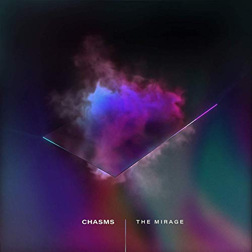 CD cover for Chasms’ “The Mirage” with abstract blue and purple smoke.