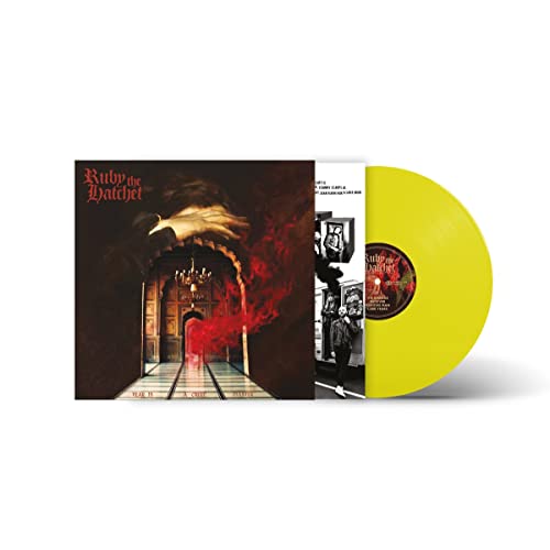Ruby The Hatchet vinyl record with yellow disc and dark cover art.