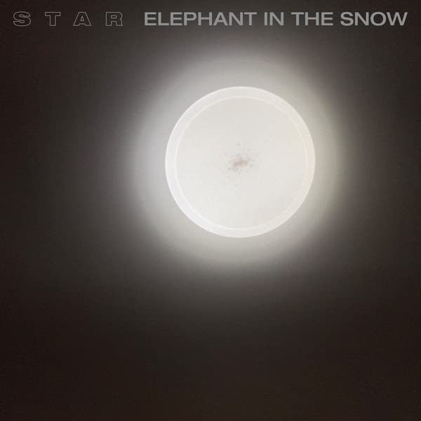 CD cover: a white circle with a faint elephant silhouette.