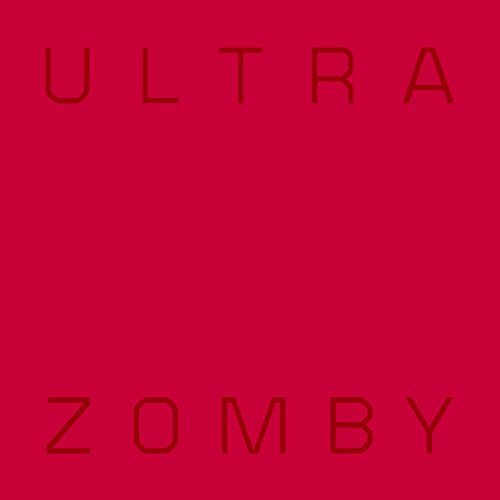 Red album cover with the artist "Zomby" and title "Ultra" in gold text.