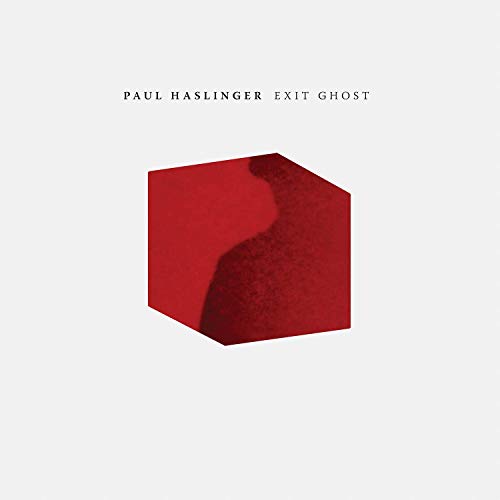CD cover for Paul Haslinger’s “Exit Ghost” with red geometric shapes.