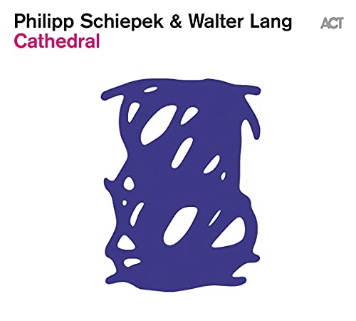 CD cover for "Cathedral" by Philipp Schiepek, abstract blue design.