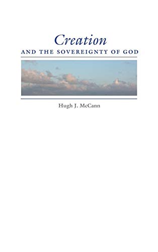 Book cover with "Creation and the Sovereignty of God" title and cloudy sky image.