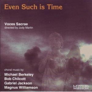 CD cover with cloudy image and text "Even Such is Time" in orange.