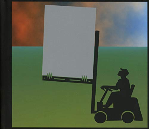 CD cover for Brian Eno’s “The Drop” featuring a forklift and silhouette.