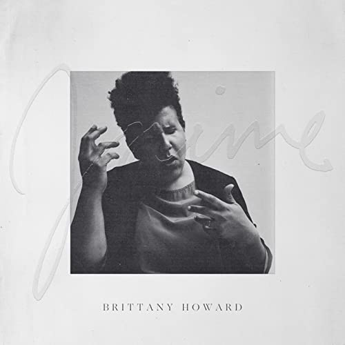 Black and white album cover featuring singer Brittany Howard in a square frame.