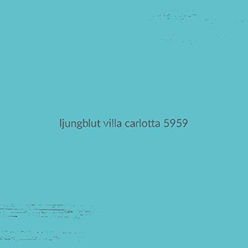 Light blue CD cover with white text: "Ljungblut villa carlotta 5959".