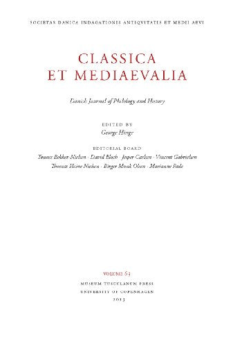 Classica et Mediaevalia: Danish Journal of Philology & History -- Volume 64 (2014): Danish Journal of Philology and History (MTP - Classica et Mediaevalia (CHUP))