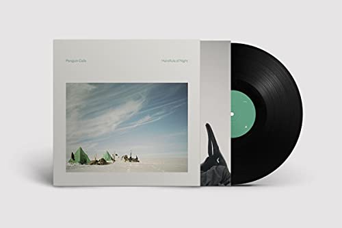 Penguin Cafe “Handfuls Of Night” vinyl record with a landscape cover.