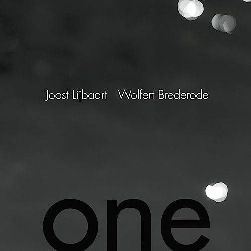 CD cover for Joost Lijbaartās āOneā with dark background and white text.