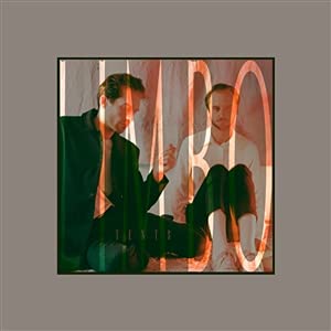 Album cover for Tents’ “Limbo” featuring two men in a red-lit space.