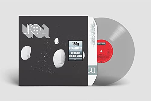 UFO 1 album cover with a silver vinyl record partially pulled out of sleeve.
