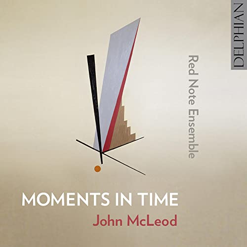 CD cover: abstract geometric design with red text "Red Note Ensemble".