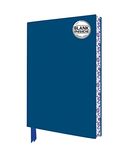 Mid Blue Blank Artisan Notebook (Flame Tree Journals) (Blank Artisan Notebooks)