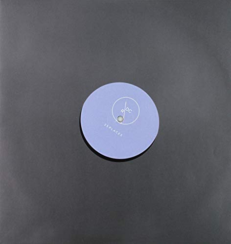 Purple vinyl record with a central label and spindle hole.