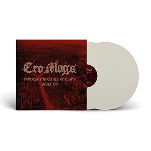 Cro-Mags vinyl record, red cover art with band name and cityscape.