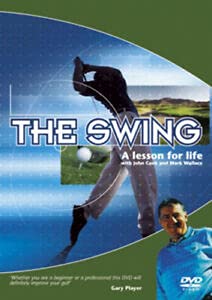 DVD cover for "The Swing," featuring a golfer in motion and Gary Player.